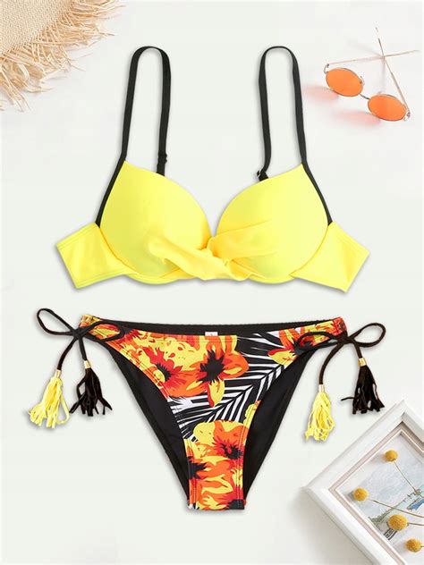 Stroje kąpielowe Seksowne Bikini Push Up nowe str 13557936725 Allegro pl