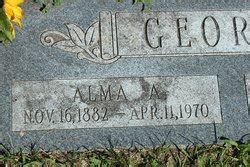 Alma Alice Dale George Memorial Find A Grave