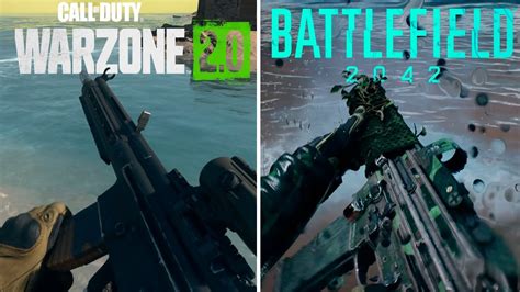 Call Of Duty Warzone 20 Vs Battlefield 2042 Attention To Detail