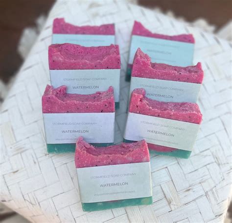 Watermelon Soap Bar Summer Soap Etsy