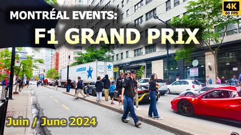 F Grand Prix Weekend Walk In Downtown Montreal Balade Du Week End Du