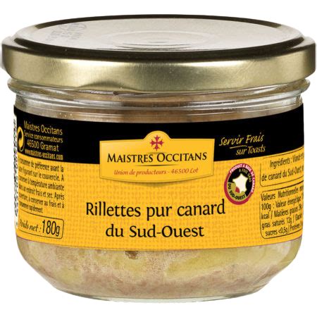 Rillettes Pur Canard Maistres Occitans Vente En Ligne