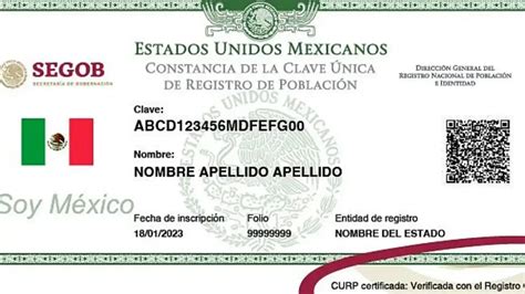 El CURP podría convertirse en la nueva identificación oficial