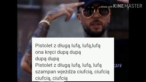 Mr Polska Malik Montana Pistolet Tekst I Bass Bossted Youtube