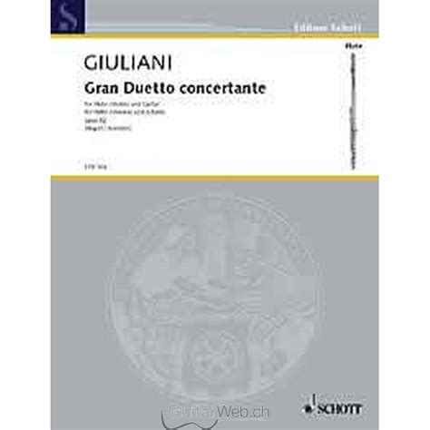 Gran Duetto Concertante Op 52 Guitarweb Shop Gitarre Noten Sait