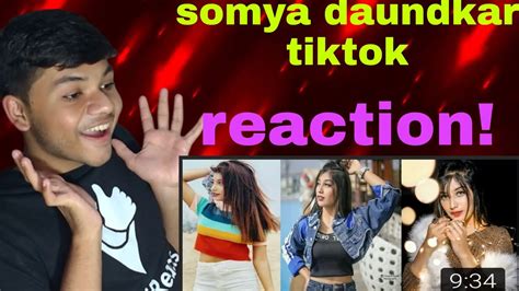 PAKISTANI REACT Somya Daundkar Latest Best Video On TikTok Slowmo Queen