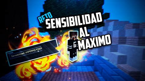 Jugando Con La SensiBilidad Al MaximoReto Minecraft Skywars YouTube