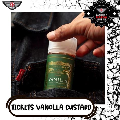 Jual Tickets Creme Vanilla Custard Ml Shopee Indonesia