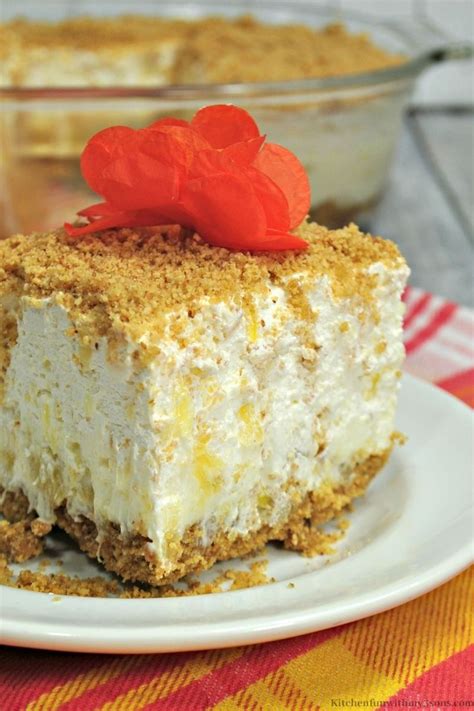 Pineapple Dream Cheesecake No Bake Quick And Easy Crowd Favorite