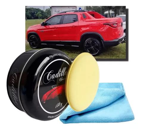 Kit Cera Cera Cleaner Wax Cadillac G Brilho Aplicador Pano