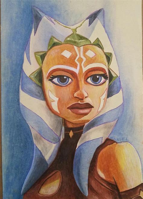 Ashoka Tano By Dezz1977 On Deviantart Star Wars Drawings Star Wars