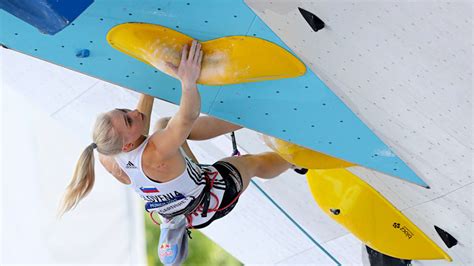 Sport Climbing World Cup Innsbruck Janja Garnbret Wins Double Gold