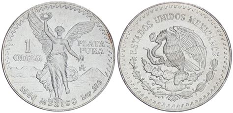 Mexiko Libertad 1986 Mexiko Libertad 1 Unze Silber Siegesgöttin