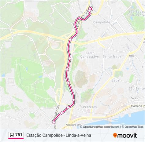 751 Route Schedules Stops Maps Estação Sto Amaro Updated