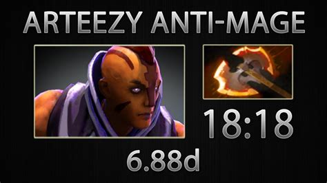 Dota Anti Mage Fast Farm Arteezy Battle Fury D