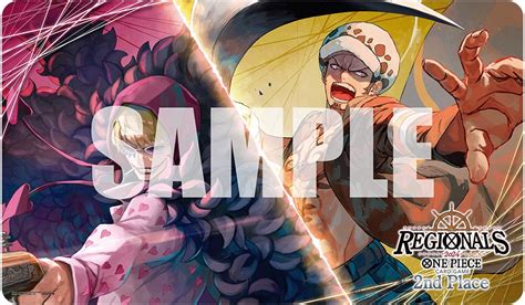 One Piece Card Game 2024 Regional 2nd Place Playmat Bandai Playmats