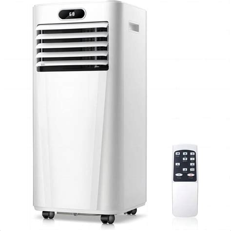 Cowsar 10000 Btu 6000 Btu Doe 115 Volt Quiet 54 Db Portable Air Conditioner For 300 Sq Ft