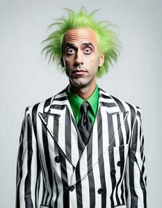 Beetlejuice Costume For Men Face Swap Insert Your Face ID 998027