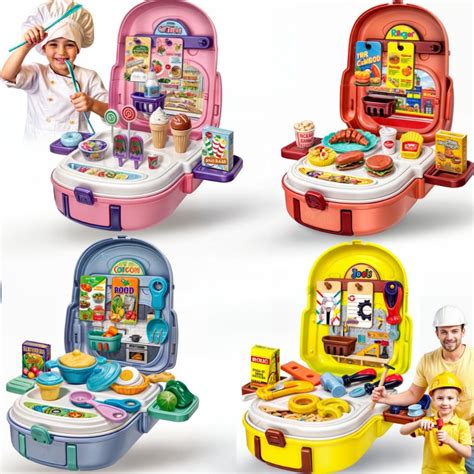 Kit Brinquedo Comidinha Infantil Sorveteria Sorvetinho Fast Food