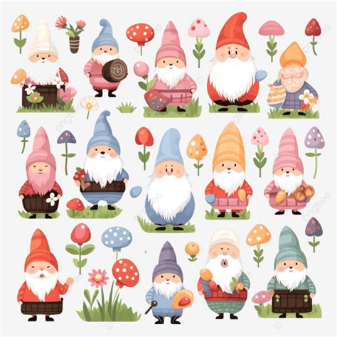 Gnomes Easter Filled Clipart Easter Gnome Bunny PNG Transparent