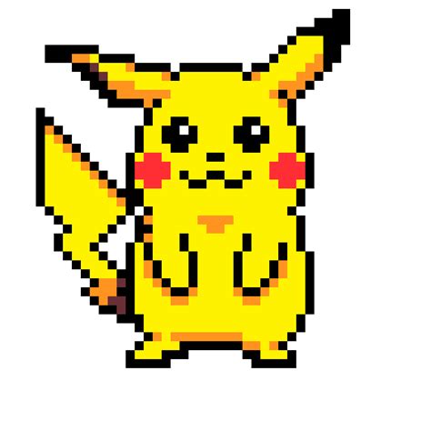 Pokemon Pixel Art Pikachu