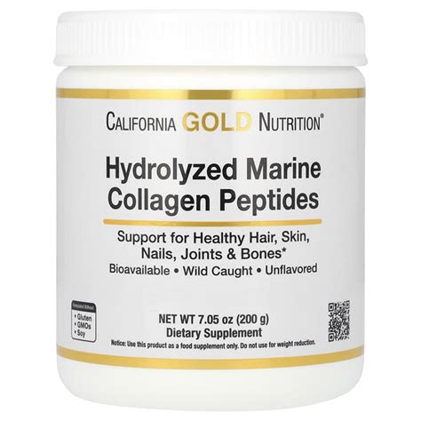 California Gold Nutrition Hydrolyzed Marine Collagen Peptides