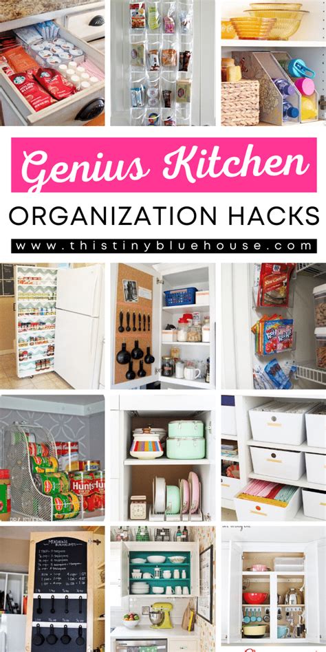 30 Genius Kitchen Organization Hacks This Tiny Blue House