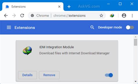 How To Install Idm Integration Module Extension In Chrome And Other