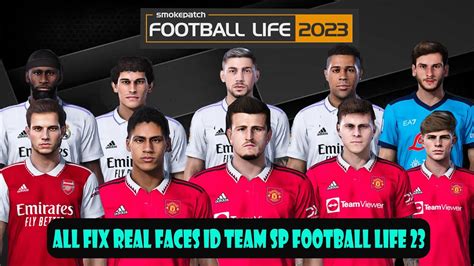 ALL FIX REAL FACEPACK SMOKEPATCH FOOTBALL LIFE 2023 SIDER CPK