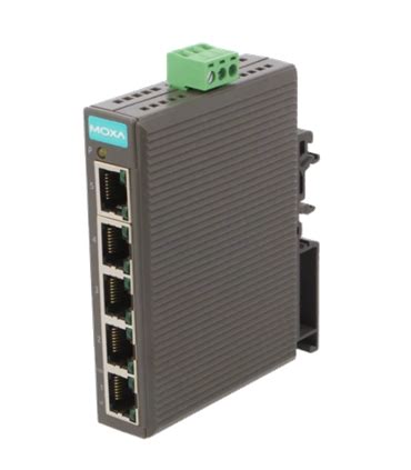 Switch Ethernet Unmanaged 5 Portas MOXA