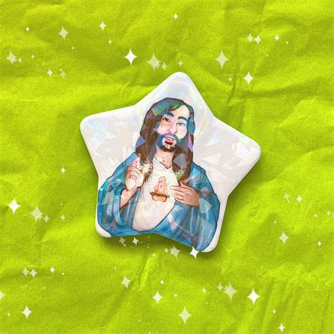 Moistcr1tikal Penguinz0 Charlie Jesus Star Shaped Holorgraphic - Etsy ...