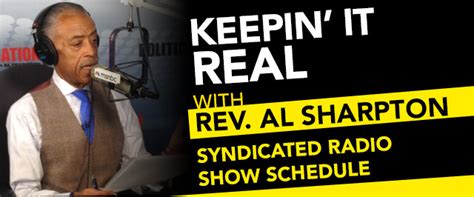 Keepin’ It Real with Reverend Al Sharpton Schedule | National Action ...