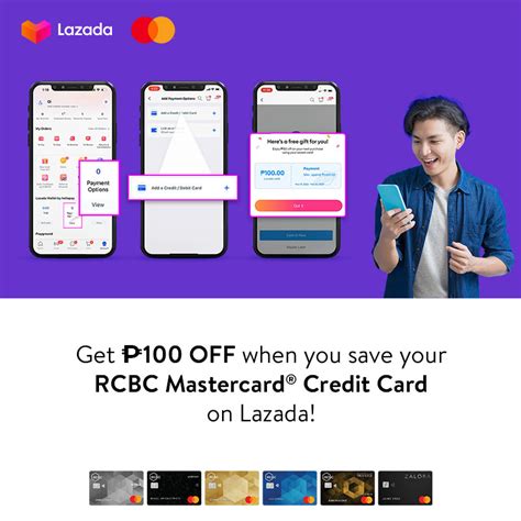 Save Your Rcbc Mastercard On Lazada And Get ₱100 Off Rcbc Credit Cards