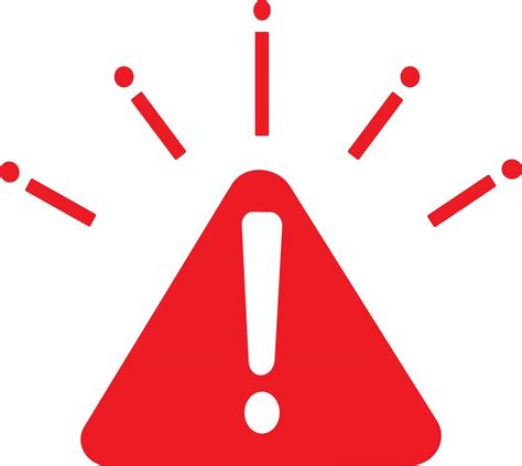 Red alert sign Red exclamation vector 41922088 Vector Art at Vecteezy