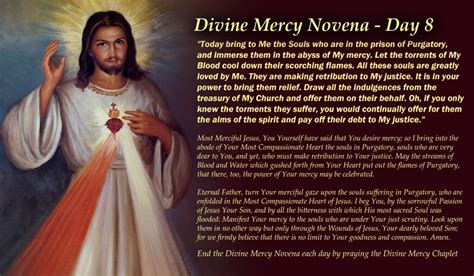 Divine Mercy Novena 8 St Benedict S