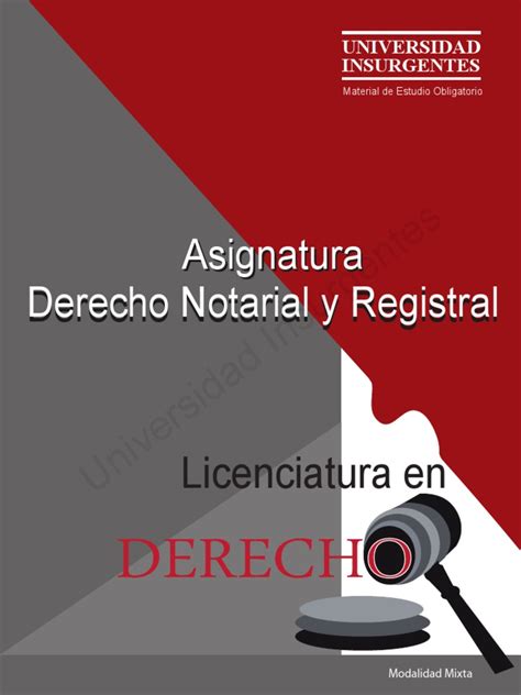 Pdf Libro Derecho Notarial Y Registral Dokumen Tips