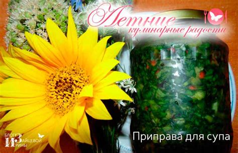 Как приготовить приправу для супа на зиму
