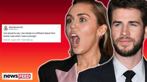 Miley Cyrus Denies Cheating On Liam Hemsworth Youtube