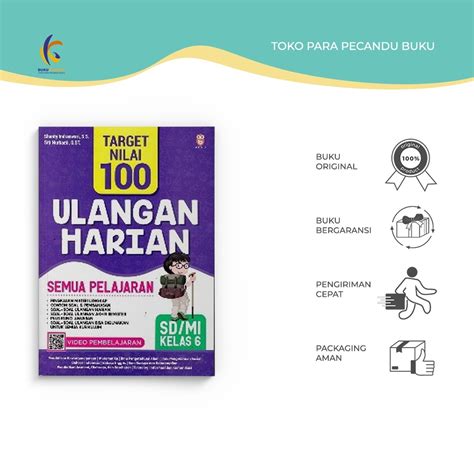 Jual Buku Pelajaran Target Nilai Ulangan Harian Semua Pelajaran Sd