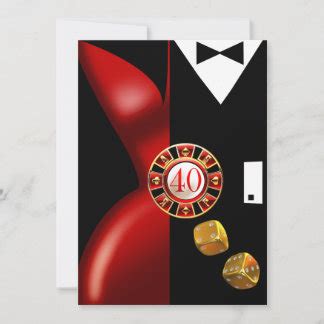 Casino Theme Party Invitations & Announcements | Zazzle