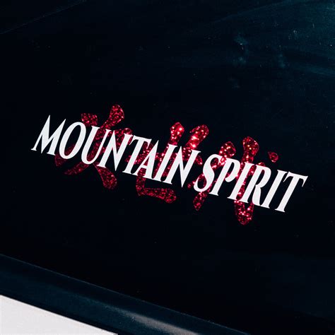 'Mountain Spirit' Reflective Sticker – NEW-HASHIRIYA