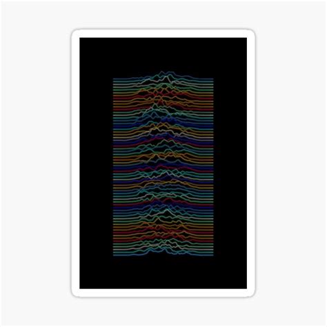 "Color Waveform" Sticker by amini54 | Redbubble