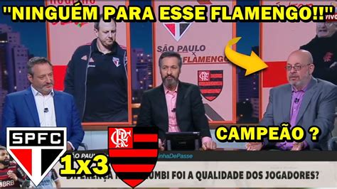 O FLAMENGO VEM AMASSANDO SEUS ADVERSÁRIOS SÃO PAULO 1 X 3 FLAMENGO