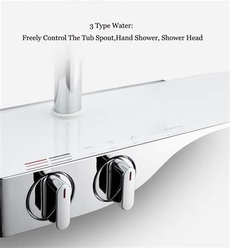 Jomoo Shower Faucet 36699 Dual Shower Head Shower Faucets With Rainfall ...