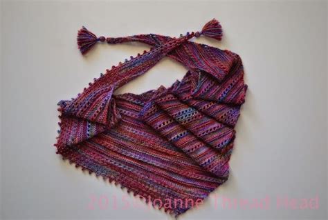 Thread Head Asymmetrical Scarf Scarf Knit Crochet Knitting