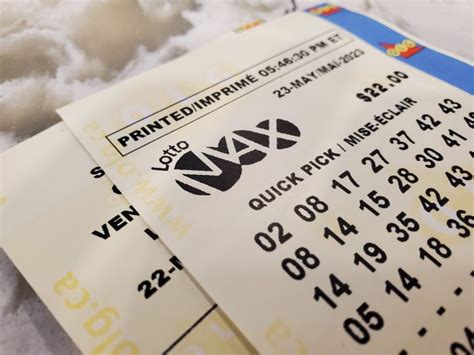 Lotto Max Winning Ticket Sold Store