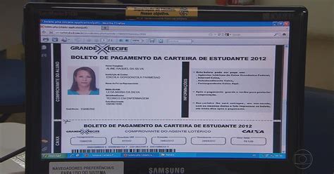 G1 No Grande Recife Estudante Pode Solicitar Carteira Pela Internet