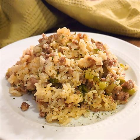 Sausage And Rice Casserole