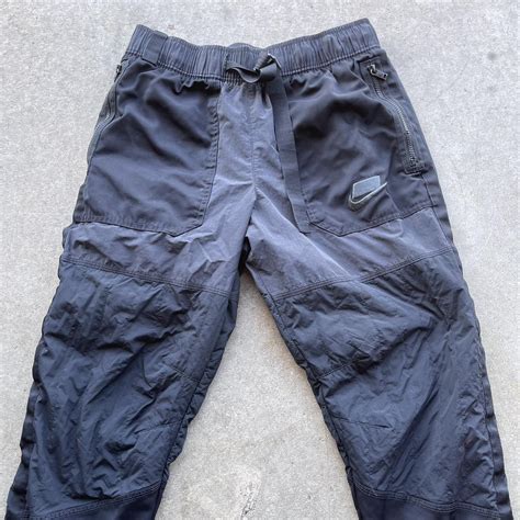 Nike Utility Pants In Black And Grey Size M Depop