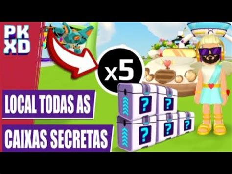 PK XD Procurando todas as caixas secretas da nova atualização valetine